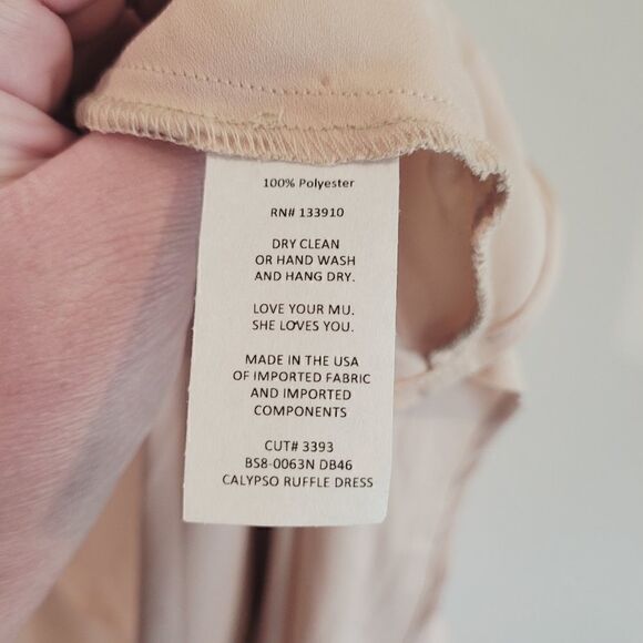 New Show Me You Mumu Calypso Ruffle Dress Size XS - Picture 5 of 7